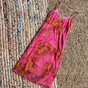 Floral Pink Paisley Dress